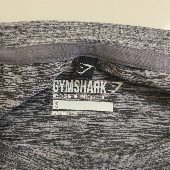 Gymshark Drawcord Cropped Gym Top Small - Picture 4 of 10